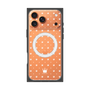 プレミアムスクエアケース with MagSafe［ CASEPLAY Crown dots White - ケースプレイ・クラウン・ドッツ ホワイト ］