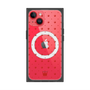 プレミアムスクエアケース with MagSafe［ CASEPLAY Crown dots Red - ケースプレイ・クラウン・ドッツ レッド ］