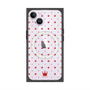 プレミアムスクエアケース with MagSafe［ CASEPLAY Crown dots Red - ケースプレイ・クラウン・ドッツ レッド ］