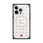 プレミアムスクエアケース with MagSafe［ CASEPLAY Crown dots Red - ケースプレイ・クラウン・ドッツ レッド ］