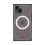 プレミアムスクエアケース with MagSafe［ CASEPLAY Crown dots Red - ケースプレイ・クラウン・ドッツ レッド ］