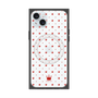 プレミアムスクエアケース with MagSafe［ CASEPLAY Crown dots Red - ケースプレイ・クラウン・ドッツ レッド ］