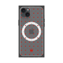 プレミアムスクエアケース with MagSafe［ CASEPLAY Crown dots Red - ケースプレイ・クラウン・ドッツ レッド ］
