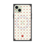 プレミアムスクエアケース with MagSafe［ CASEPLAY Crown dots Red - ケースプレイ・クラウン・ドッツ レッド ］