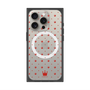 プレミアムスクエアケース with MagSafe［ CASEPLAY Crown dots Red - ケースプレイ・クラウン・ドッツ レッド ］