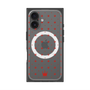 プレミアムスクエアケース with MagSafe［ CASEPLAY Crown dots Red - ケースプレイ・クラウン・ドッツ レッド ］
