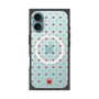 プレミアムスクエアケース with MagSafe［ CASEPLAY Crown dots Red - ケースプレイ・クラウン・ドッツ レッド ］