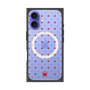 プレミアムスクエアケース with MagSafe［ CASEPLAY Crown dots Red - ケースプレイ・クラウン・ドッツ レッド ］
