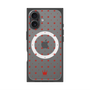 プレミアムスクエアケース with MagSafe［ CASEPLAY Crown dots Red - ケースプレイ・クラウン・ドッツ レッド ］
