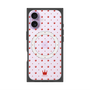 プレミアムスクエアケース with MagSafe［ CASEPLAY Crown dots Red - ケースプレイ・クラウン・ドッツ レッド ］