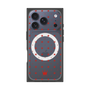 プレミアムスクエアケース with MagSafe［ CASEPLAY Crown dots Red - ケースプレイ・クラウン・ドッツ レッド ］