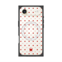 プレミアムスクエアケース with MagSafe［ CASEPLAY Crown dots Red - ケースプレイ・クラウン・ドッツ レッド ］