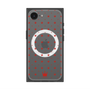 プレミアムスクエアケース with MagSafe［ CASEPLAY Crown dots Red - ケースプレイ・クラウン・ドッツ レッド ］