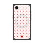 プレミアムスクエアケース with MagSafe［ CASEPLAY Crown dots Red - ケースプレイ・クラウン・ドッツ レッド ］