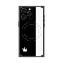 プレミアムスクエアケース with MagSafe［ CASEPLAY Bi-Colors Black & White - ケースプレイ・バイカラー ブラック＆ホワイト ］