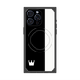 プレミアムスクエアケース with MagSafe［ CASEPLAY Bi-Colors Black & White - ケースプレイ・バイカラー ブラック＆ホワイト ］
