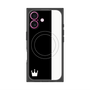 プレミアムスクエアケース with MagSafe［ CASEPLAY Bi-Colors Black & White - ケースプレイ・バイカラー ブラック＆ホワイト ］