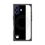 プレミアムスクエアケース with MagSafe［ CASEPLAY Bi-Colors Black & White - ケースプレイ・バイカラー ブラック＆ホワイト ］