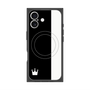 プレミアムスクエアケース with MagSafe［ CASEPLAY Bi-Colors Black & White - ケースプレイ・バイカラー ブラック＆ホワイト ］