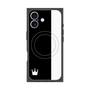 プレミアムスクエアケース with MagSafe［ CASEPLAY Bi-Colors Black & White - ケースプレイ・バイカラー ブラック＆ホワイト ］