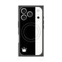 プレミアムスクエアケース with MagSafe［ CASEPLAY Bi-Colors Black & White - ケースプレイ・バイカラー ブラック＆ホワイト ］