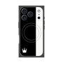 プレミアムスクエアケース with MagSafe［ CASEPLAY Bi-Colors Black & White - ケースプレイ・バイカラー ブラック＆ホワイト ］