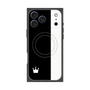 プレミアムスクエアケース with MagSafe［ CASEPLAY Bi-Colors Black & White - ケースプレイ・バイカラー ブラック＆ホワイト ］