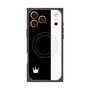 プレミアムスクエアケース with MagSafe［ CASEPLAY Bi-Colors Black & White - ケースプレイ・バイカラー ブラック＆ホワイト ］
