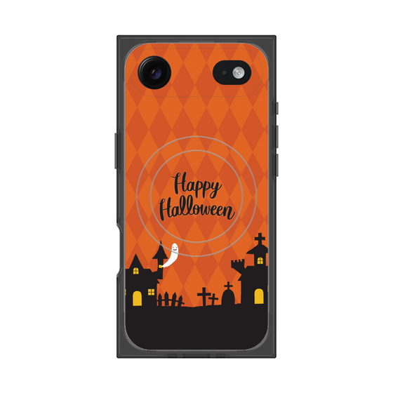 プレミアムスクエアケース with MagSafe［ Halloween World - Orange ］