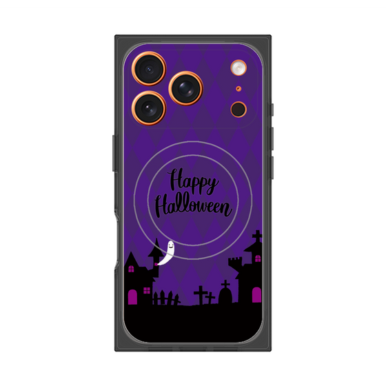 プレミアムスクエアケース with MagSafe［ Halloween World - Purple ］
