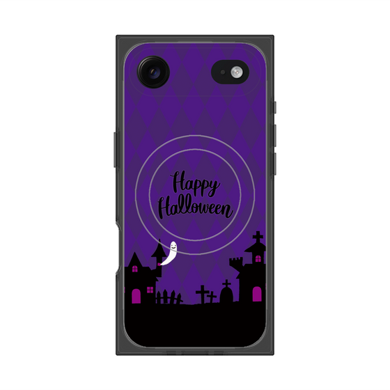 プレミアムスクエアケース with MagSafe［ Halloween World - Purple ］