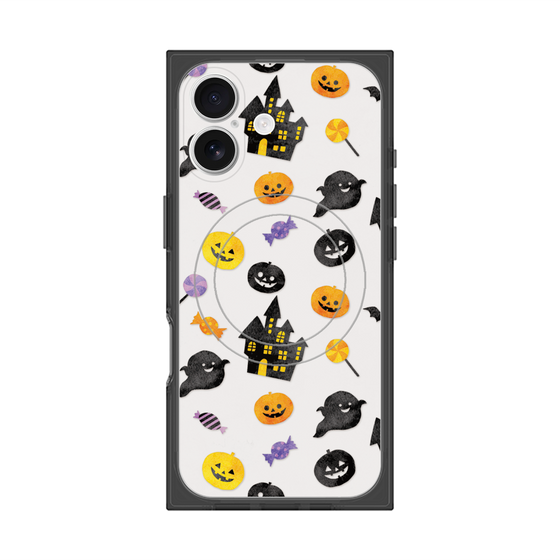 プレミアムスクエアケース with MagSafe［ Halloween Party - White ］