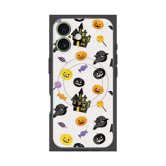プレミアムスクエアケース with MagSafe［ Halloween Party - White ］