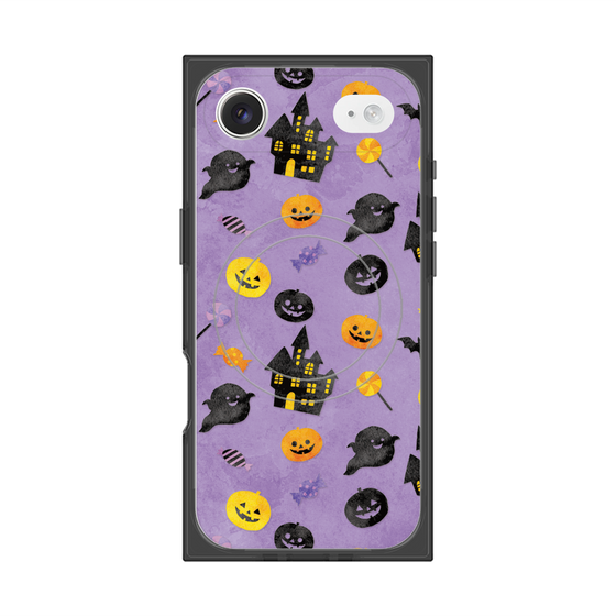 プレミアムスクエアケース with MagSafe［ Halloween Party - Purple ］