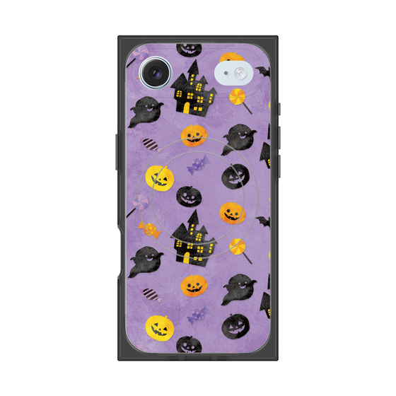 プレミアムスクエアケース with MagSafe［ Halloween Party - Purple ］