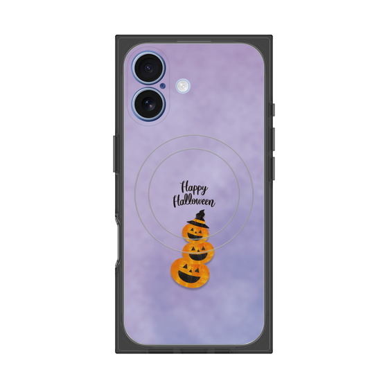プレミアムスクエアケース with MagSafe［ Happy Halloween - Pumpkin ］