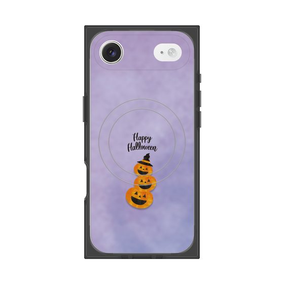 プレミアムスクエアケース with MagSafe［ Happy Halloween - Pumpkin ］