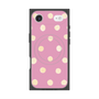 プレミアムスクエアケース with MagSafe［ 水彩ドット・レトロカラー - Pink ］