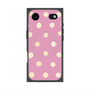 プレミアムスクエアケース with MagSafe［ 水彩ドット・レトロカラー - Pink ］