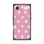 プレミアムスクエアケース with MagSafe［ 水彩ドット・レトロカラー - Pink ］