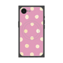プレミアムスクエアケース with MagSafe［ 水彩ドット・レトロカラー - Pink ］