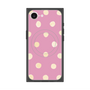 プレミアムスクエアケース with MagSafe［ 水彩ドット・レトロカラー - Pink ］