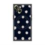 プレミアムスクエアケース with MagSafe［ 水彩ドット・レトロカラー - Navy ］