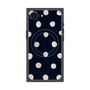 プレミアムスクエアケース with MagSafe［ 水彩ドット・レトロカラー - Navy ］