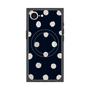 プレミアムスクエアケース with MagSafe［ 水彩ドット・レトロカラー - Navy ］