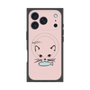 プレミアムスクエアケース with MagSafe［ 食いしん坊なねこ - Pink ］