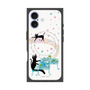 プレミアムスクエアケース with MagSafe［ おかべてつろう - 黒猫クロのとおりみち ］