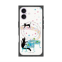 プレミアムスクエアケース with MagSafe［ おかべてつろう - 黒猫クロのとおりみち ］