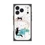 プレミアムスクエアケース with MagSafe［ おかべてつろう - 黒猫クロのとおりみち ］