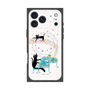 プレミアムスクエアケース with MagSafe［ おかべてつろう - 黒猫クロのとおりみち ］